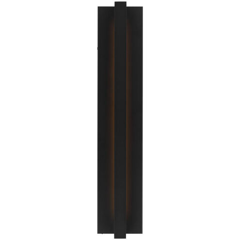 Visual Comfort Architectural MDOWS525B27OB Mick De Giulio Stagger Small 25" Black Outdoor LED Wall Sconce 2700K