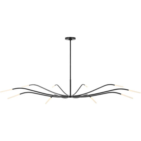 Visual Comfort Modern Collection SLCH81627BZEG Lajos 67" 28W, 2700K Bronze LED Chandelier Ceiling Light
