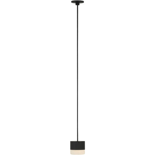 Visual Comfort Modern Collection SLPD51930B Sean Lavin Gable 1 Light 2.5 Inch Nightshade Black LED Pendant 4.3W 3000K