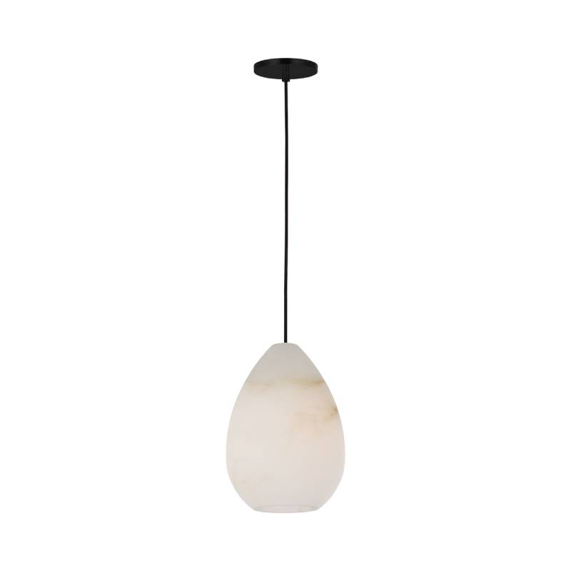 Visual Comfort Architectural SLPD545ALBB-L Modern Sean Lavin Alina LED 4.8 inch Nightshade Black Line-Voltage Pendant Ceiling Light