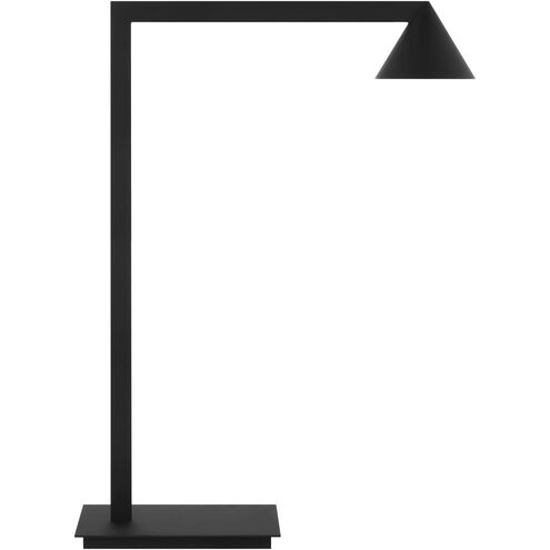 Visual Comfort Modern Collection SLTB78827B Sean Lavin Midrand 18.6 Inch Nightshade Black LED Table Lamp 4.2W 2700K