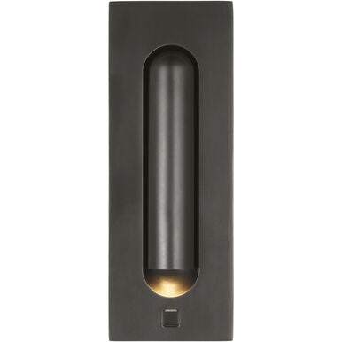 Visual Comfort Modern Collection SLTS67827BZ Ponte 7.3" 8W 2700K 120V LED Task Sconce Wall Light Bronze