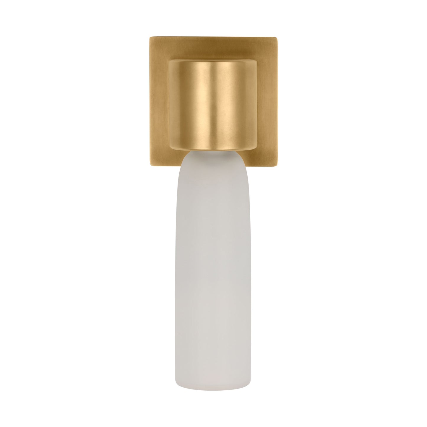 Visual Comfort Architectural KWWS49727CEHAB Kelly Wearstler Volver 3.7", 11.3W Hand Rubbed Antique Brass LED ADA Sconce Wall Light 2700K Integrated LED