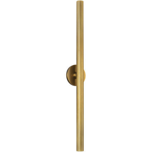Alora Mood WS90432-VB Mason LED 32 inch Vintage Brass ADA Wall Sconce Wall Light