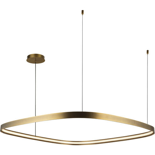 Kuzco Lighting PD78040-VB Yukon LED 39.25 inch Vintage Brass Pendant Ceiling Light
