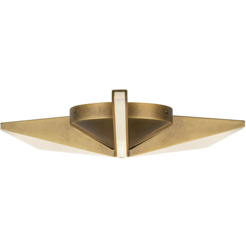 Kuzco Lighting FM64215-VB Tachi LED 15 inch Vintage Brass Flush Mount Ceiling Light