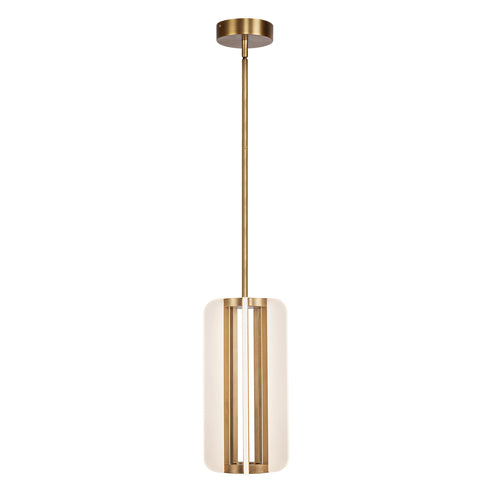 Alora Lighting PD336507VB-UNV Anders LED 7.25 inch Vintage Brass Pendant Ceiling Light