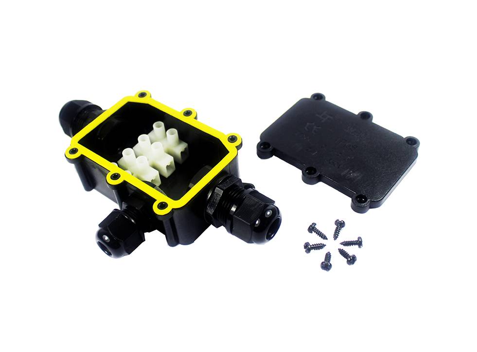 Alloy LED AL-98-05-99002-3 Waterproof Junction Box - 3 Port / 3 Terminal