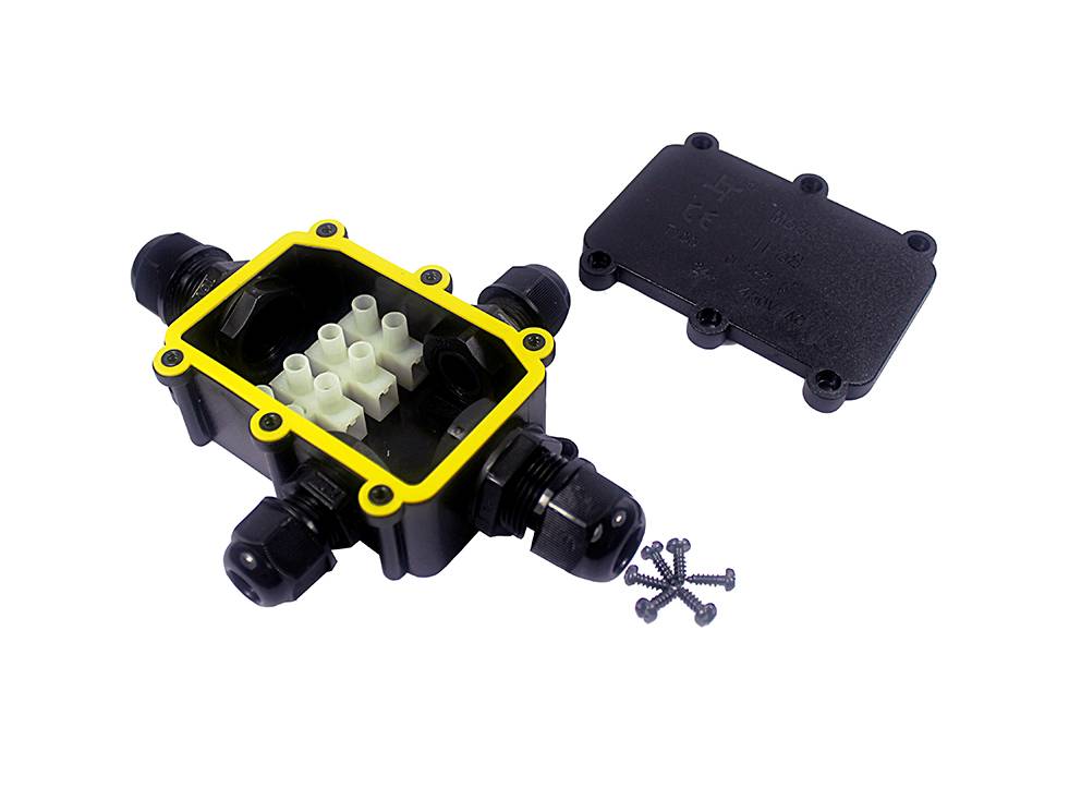 Alloy LED AL-98-05-99002-4 Waterproof Junction Box - 4 Port / 3 Terminal
