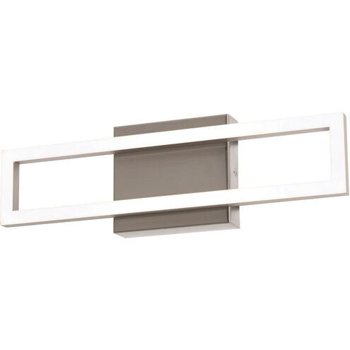 AFX Lighting ZLAV1405L30D1SN 14-in 15W Zola Vanity Light, 120V, 3000K, Nickel