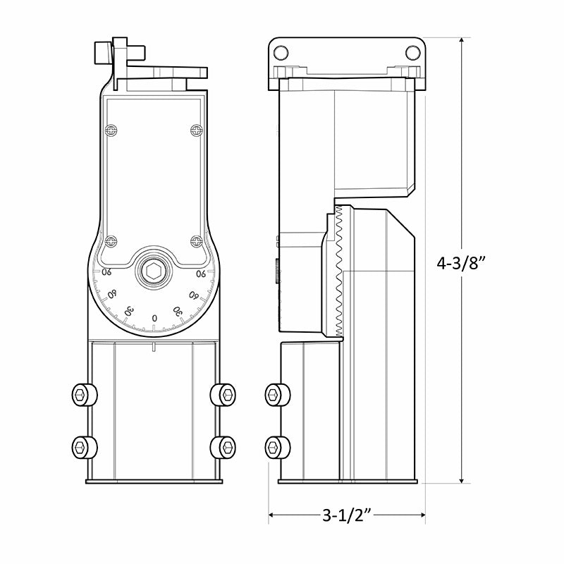 Westgate Lighting LFX-SF-BK, X And X-Pro Generation Flood-Area Slip Fitter Black