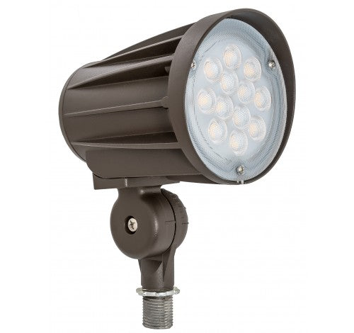 Westgate 28W 1/2" Led Bullet Flood Lights Knuckle 60° 120~277V - Bronze - BuyRite Electric