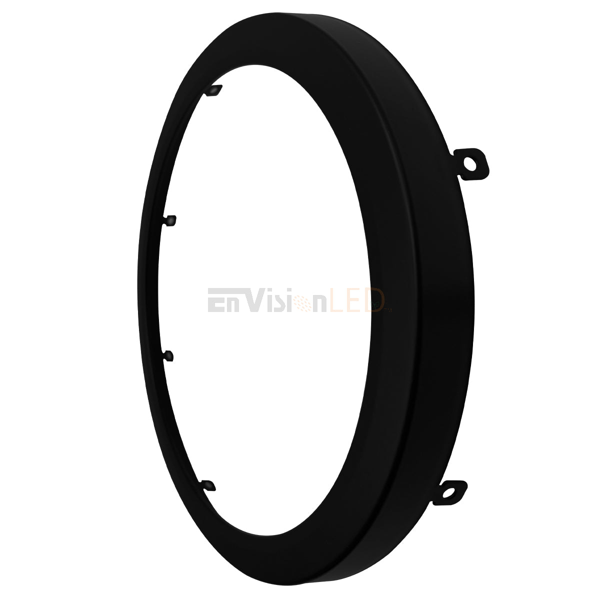 EnvisionLED SLDSKR-12-TRIM-BLK LED 12 Inch SlimLine Disk Trims Black Finish