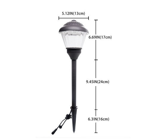 ABBA Lighting 3W CD95 Cast Aluminum Path Light With Ground Aluminum Spike 12V AC / DC