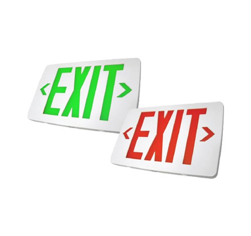 Utopia Lighting TCEX Thin Thermoplastic Exit Sign with Battery Back Up- BuyRite Electric