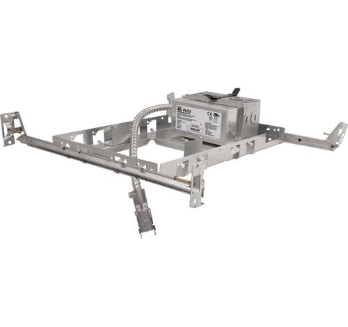 ELCO Lighting E4SQLFU30D 4 Inch Square Plaster Frame with Driver 3000 lm 120/277V (0-10V/Triac/ELV)