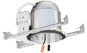 ELCO Lighting EL770ICDXA-B 6 Inch 0-10V IC New Construction Dedicated LED Housing 120/277V Butterfly Bracket