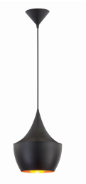 Eurofase Lighting 20438-012 Piquito 1 Light 10 inch Pendant Ceiling Light Black Finish