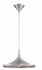 Eurofase Lighting 20439-040 Ramos 1 Light 14 inch Pendant Ceiling Light Brushed Nickel Finish