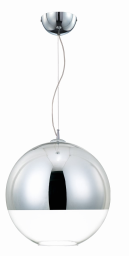 Eurofase Lighting 20455-019 Chromos 1 Light 16 inch Pendant Ceiling Light Large Chrome Finish
