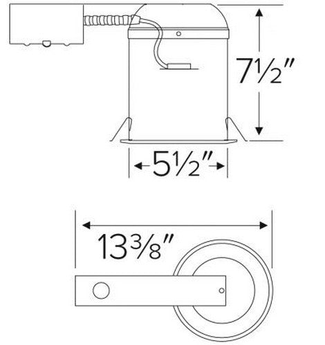 ELCO Lighting EL5RLV 5 Inch Low Voltage Remodel Housing 1- BuyRite Electric