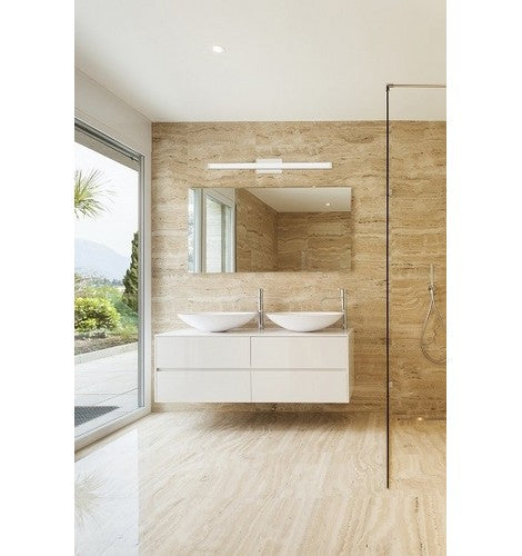 Lithonia Lighting FMVCSL Contemporary Square 36" Brushed Nickel LED Vanity - BuyRite Electric