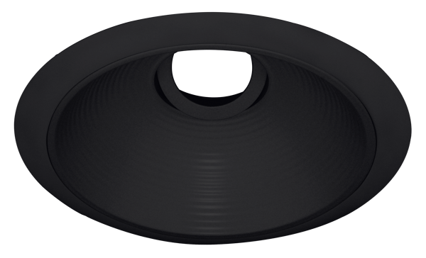 Elco Lighting ELK693BB Flexa™ 6 Inch Adjustable Round Baffle Trim for Koto™ Module All Black Finish