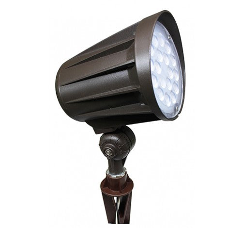 Westgate 32W LED Bullet Landscape Flood Light 12V AC/DC - Bronze - BuyRite Electric