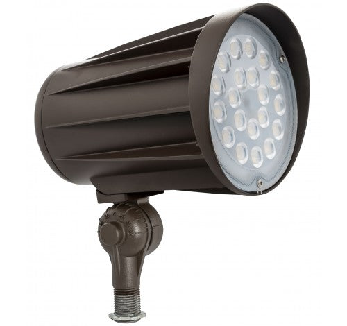 Westgate 50W 1/2" Led Bullet Flood Lights Knuckle 60° 120~277V - Bronze - BuyRite Electric