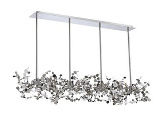 Eurofase Lighting 25622-010 Divo 12 Light Pendant Ceiling Light Polished Nickel Finish