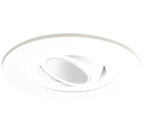 ELCO Lighting EL5434WW 5 Inch Adjustable Gimbal Ring with Deep Baffle Trim White Finish- BuyRite Electric