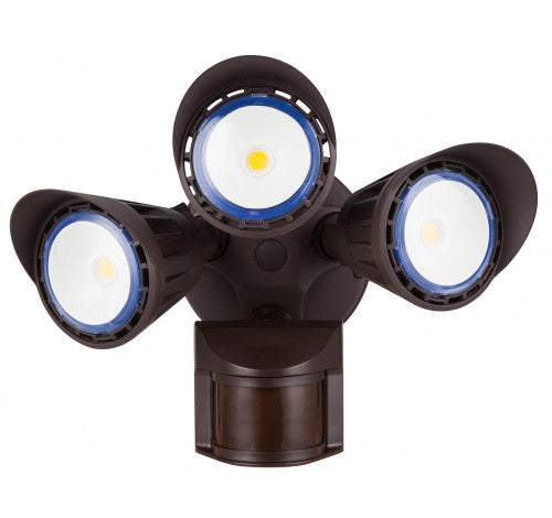 Westgate 30W Led Security Lights With PIR Sensor 120VAC - Dark Bronze - BuyRite Electric