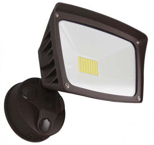 Westgate SL-28W-50K-BZ-D 28W Dark Bronze LED Security Lights With Optional Motion Sensor Or Photocell 120V AC