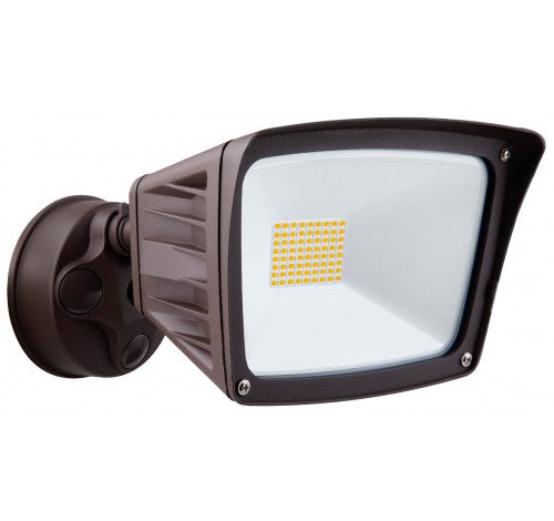 Westgate SL-40W-30K-BZ-D 40W Bronze Led Security Lights With Optional Motion Sensor Or Photocell- 120V AC
