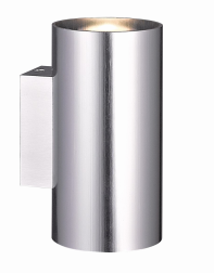 Eurofase Lighting 28301-011 Rotondo LED 6 inch Outdoor Wall Mount Light Silver Finish