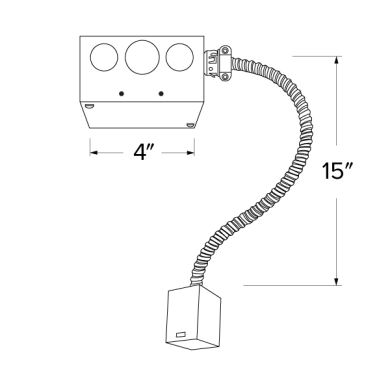 ELCO Lighting ELBRMD Birch Remodel/Retrofit