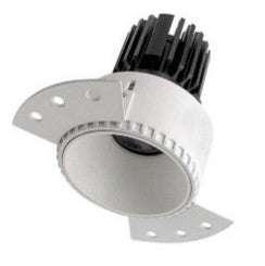 Westgate LRD-TL-10W-27K-4R-WH 4 Inch LED Architectural Trimless Recessed Light Round White Finish