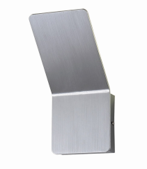 Eurofase Lighting 30146-013 Delroy LED 5 inch Sconce Wall Light Aluminum Finish