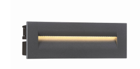 Eurofase Lighting 31576-024 Ontario LED 3 inch Outdoor Wall Mount Light Graphite Grey Finish