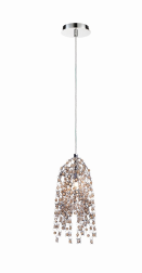 Eurofase Lighting 31615-013 LED Danza 1 Light 5 inch Pendant Ceiling Light Chrome Finish