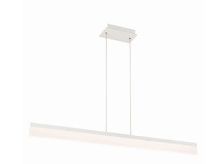 Eurofase Lighting 31775-040 LED Tunnel 1 inch Pendant Ceiling Light White Finish
