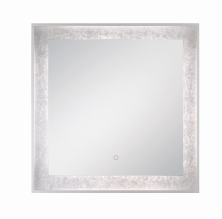 Eurofase Lighting 33831-015 LED Mirror 32 X 32 inch Square Wall Mirror Light Silver Finish