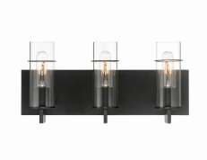 Eurofase Lighting 34134-032 LED Pista 19 inch Vanity Wall Light Black Finish