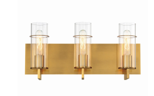 Eurofase Lighting 34134-040 LED Pista 19 inch Vanity Wall Light Gold Finish