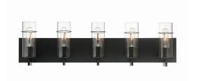 Eurofase Lighting 34136-031 LED Pista 34 inch Vanity Wall Light Black Finish