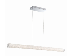 Eurofase Lighting 34155-011 LED Sassi 3 inch Chandelier Ceiling Light Large Chrome Finish