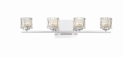 Eurofase Lighting 34161-012 LED Guelph 25 inch Vanity Wall Light Chrome Finish