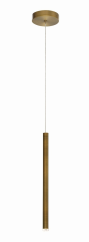 Eurofase Lighting 34164-020 LED Navada 1 inch Pendant Ceiling Light Small Antique Brass Finish