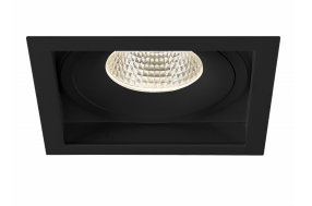 Eurofase Lighting 35137-35-01 LED 26W 6 Inch Amigo Square Trimless Downlight Black Finish
