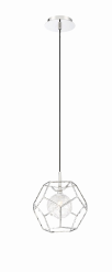 Eurofase Lighting 35902-010 LED Norway 11 inch Pendant Ceiling Light Chrome Finish